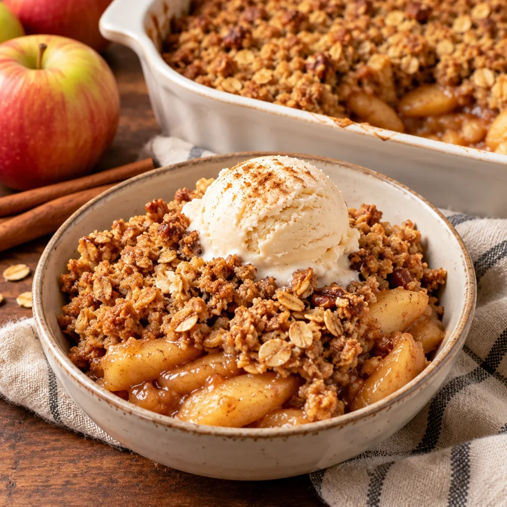 Classic Vegan Apple Crisp