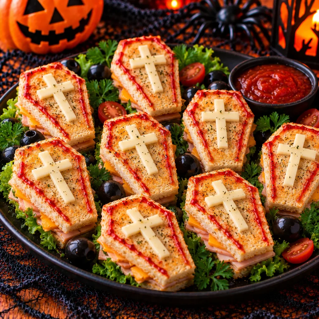 Coffin Sandwich Bites