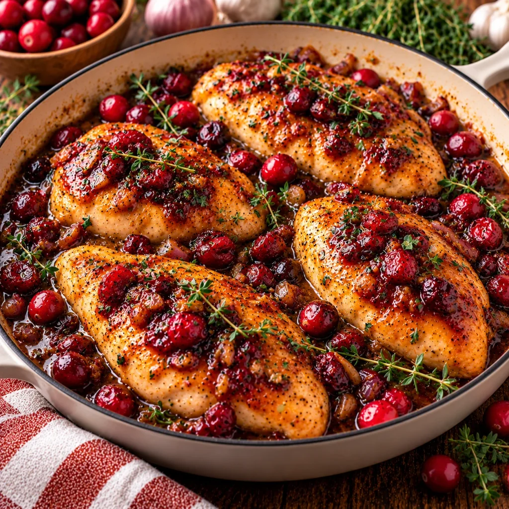 Cranberry Balsamic Chicken