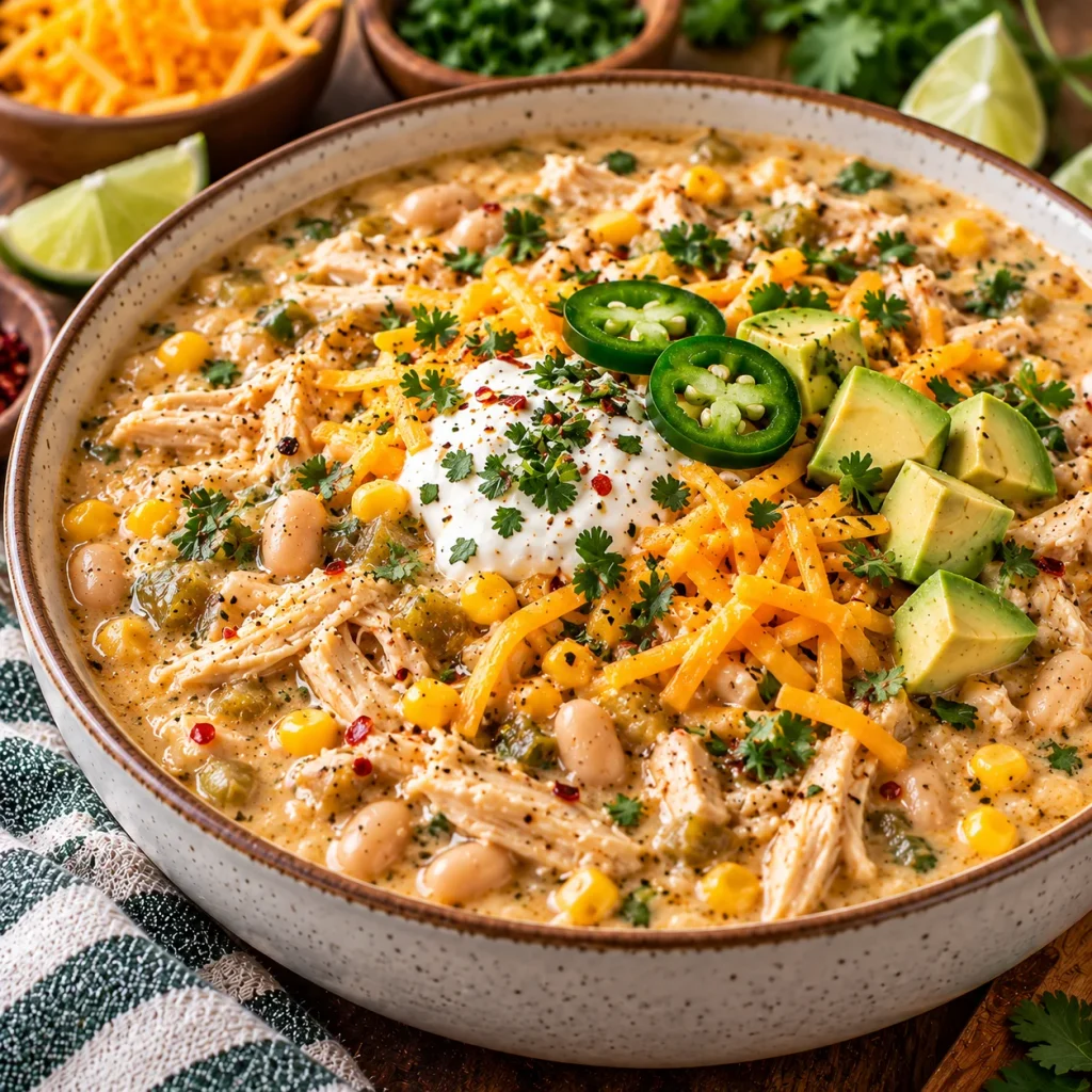 Creamy White Chicken Chili