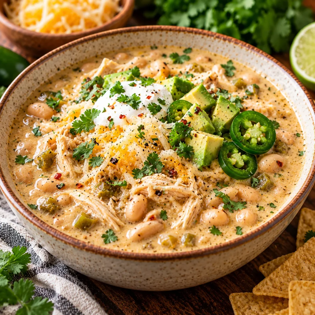 Creamy White Chicken Chili
