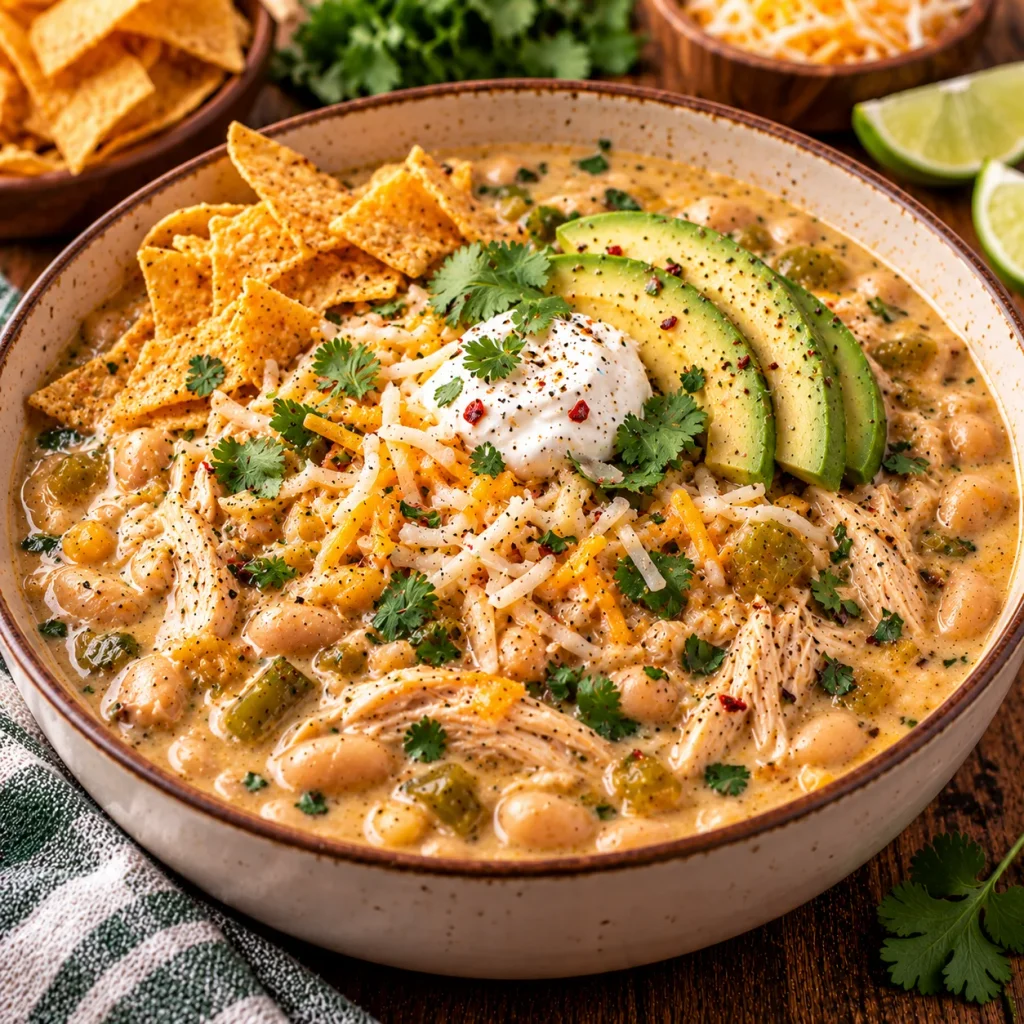 Creamy White Chicken Chili