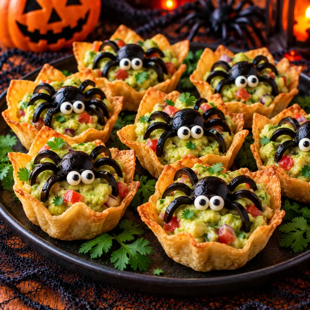 Creepy Crawly Guacamole Cups