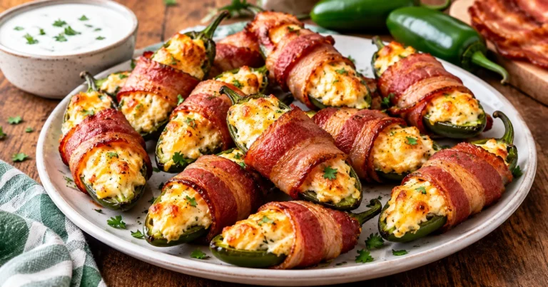 Easy Party Bacon-Wrapped Jalapeño Poppers