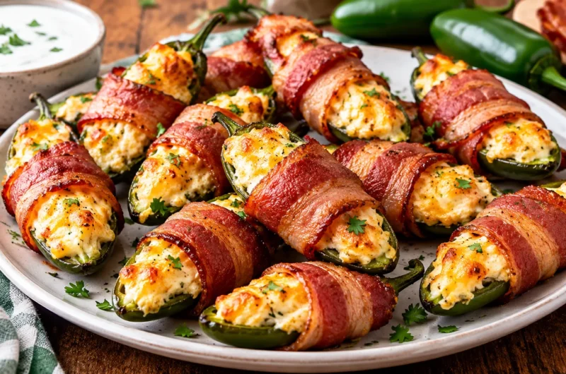 Easy Party Bacon-Wrapped Jalapeño Poppers