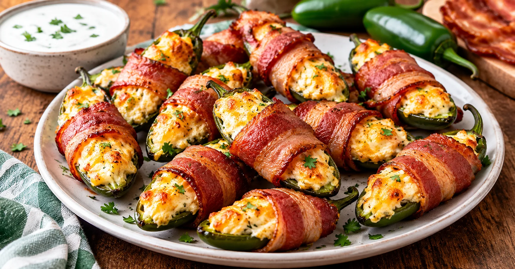 Easy Party Bacon-Wrapped Jalapeño Poppers
