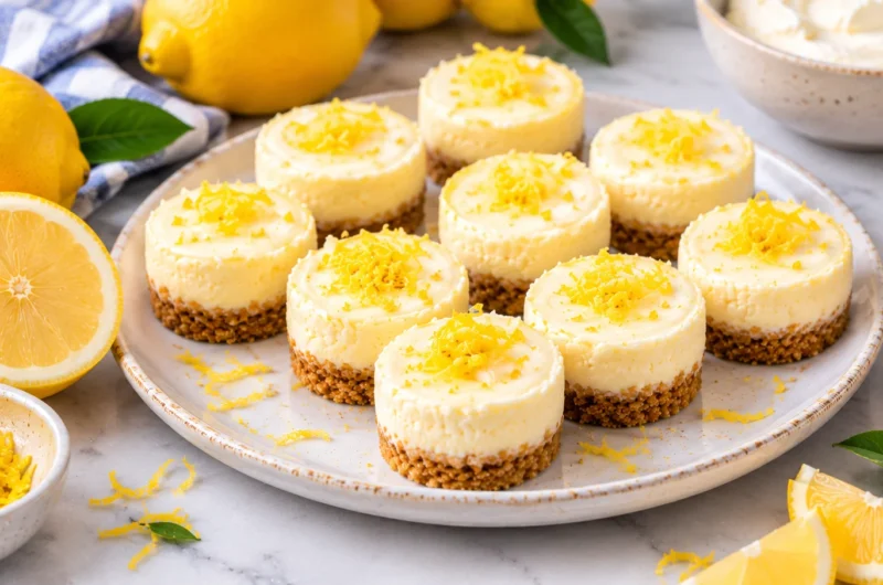 Keto Lemon Cheesecake Bites