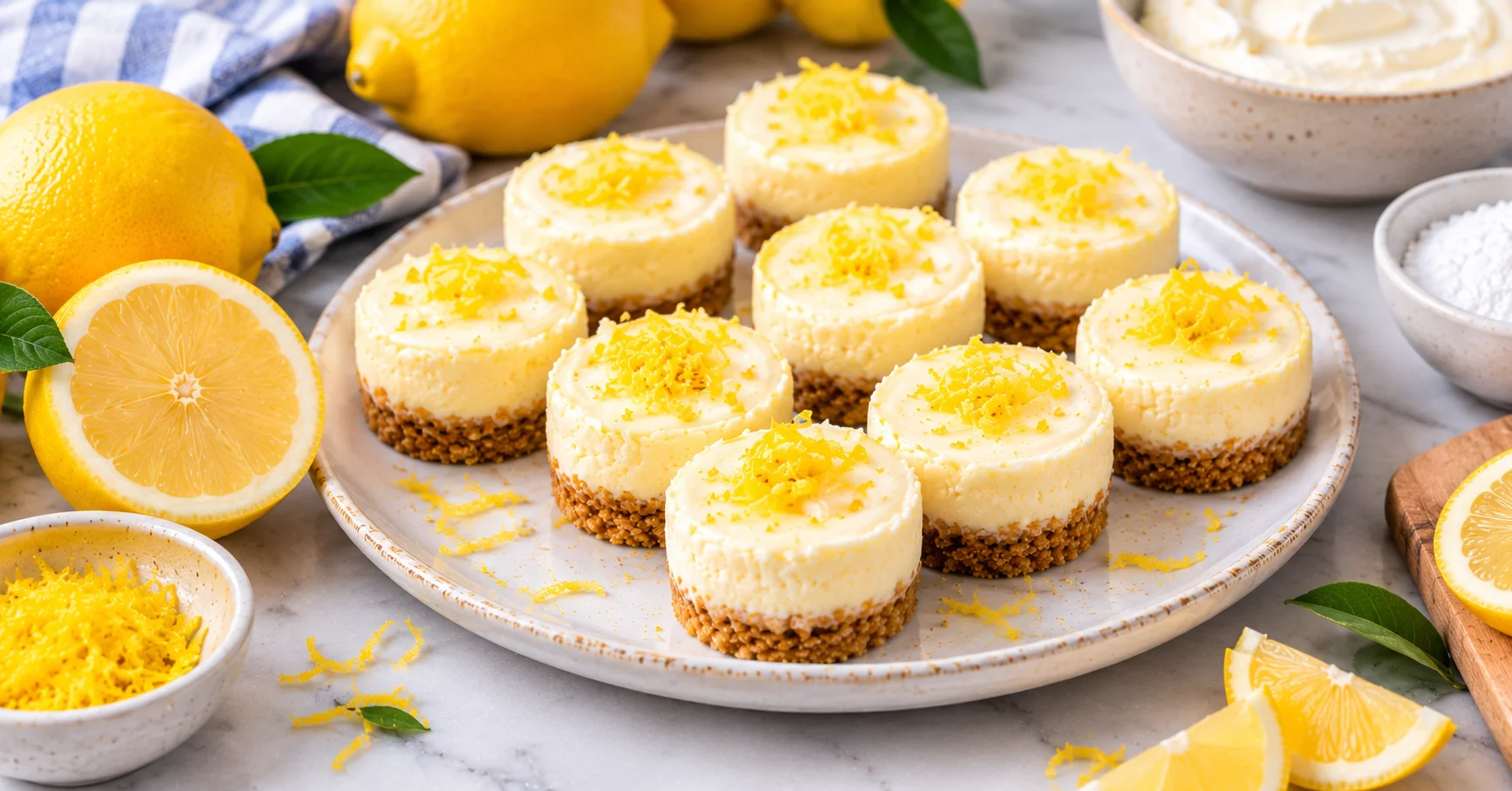 Keto Lemon Cheesecake Bites