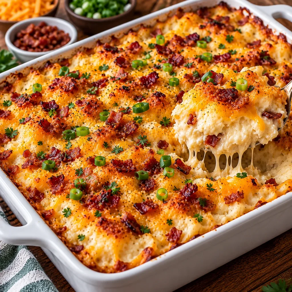 Loaded Mashed Potato Casserole