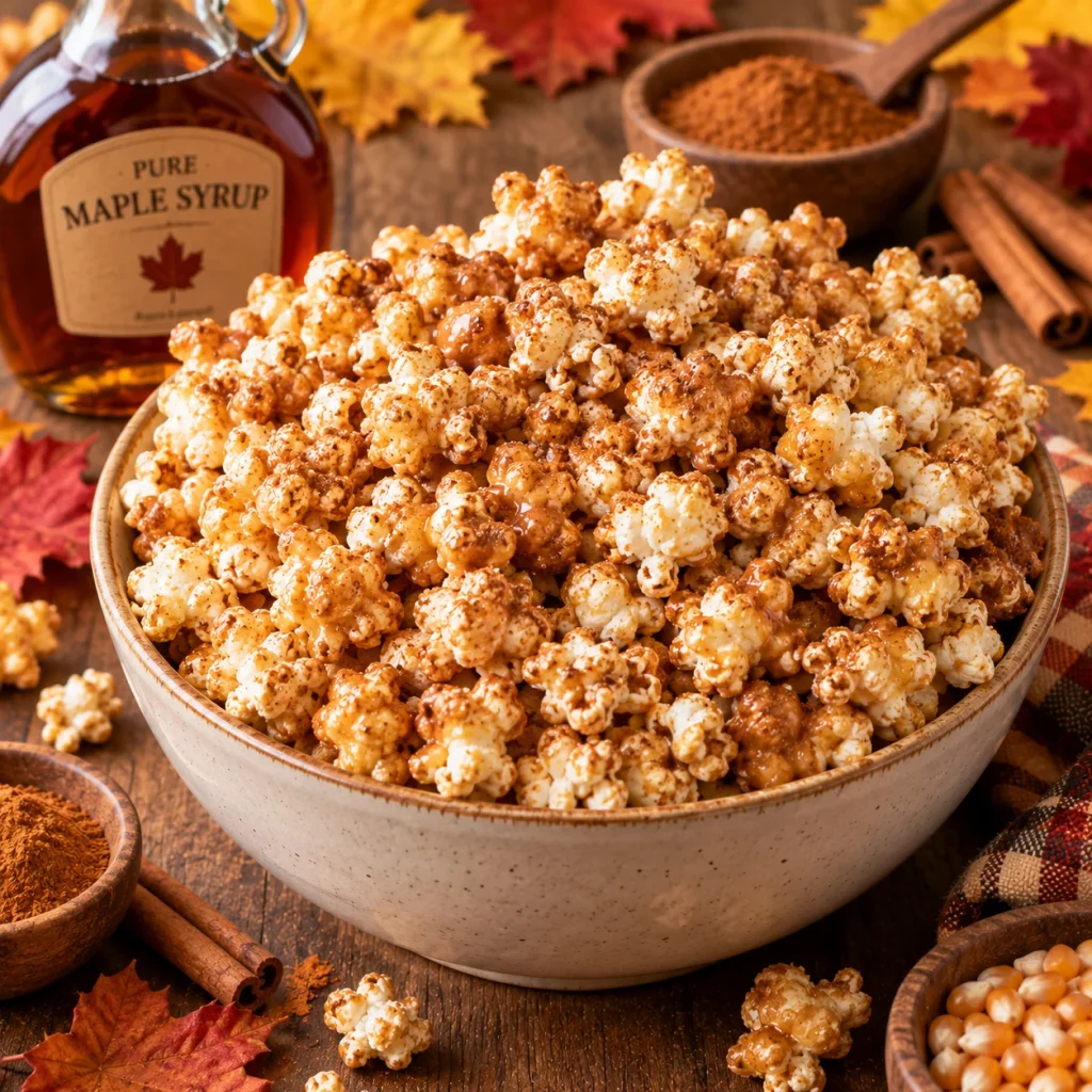 Maple Cinnamon Popcorn