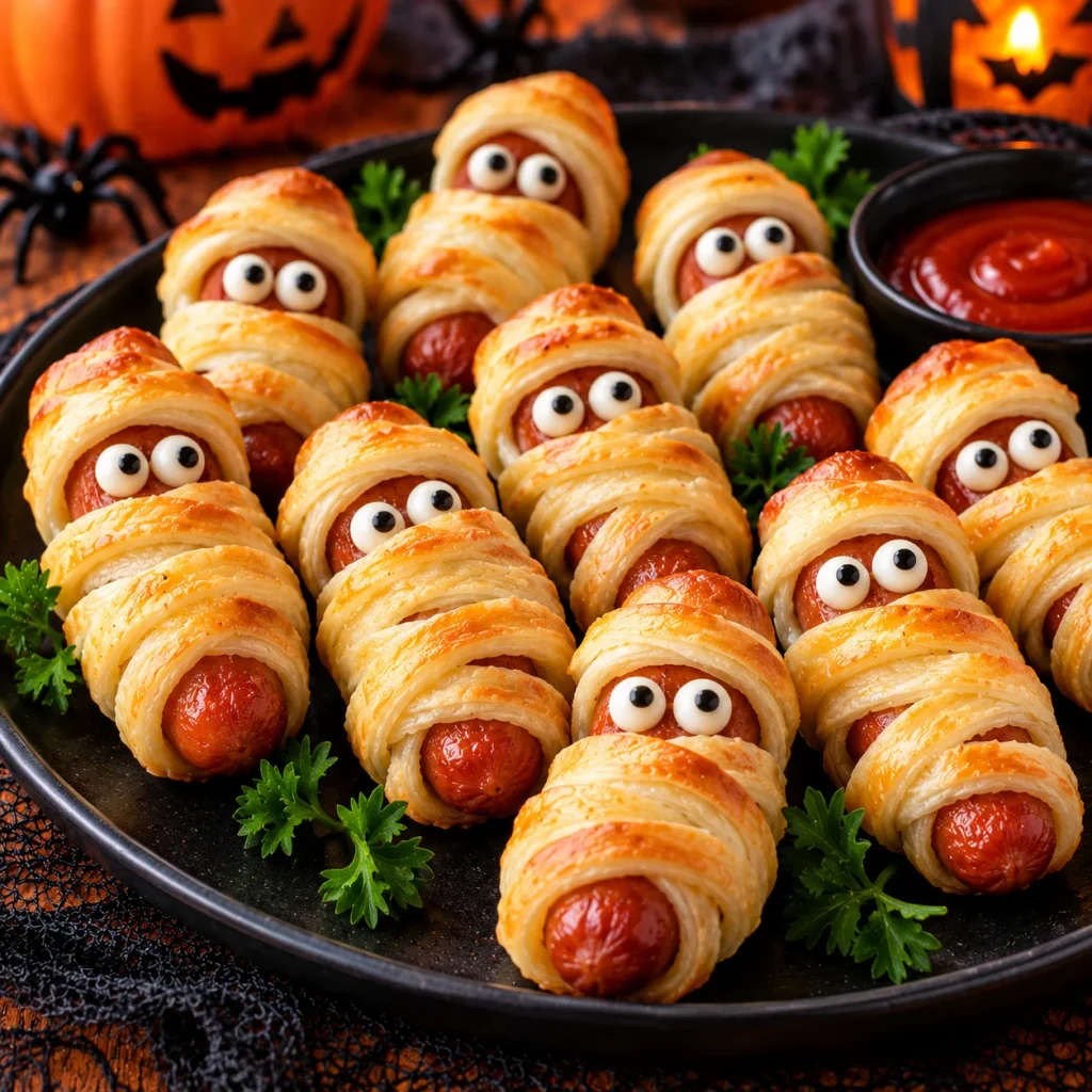 Mini Mummy Hot Dogs