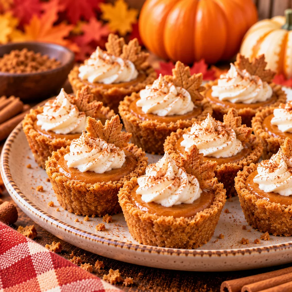 Mini Pumpkin Pie Cups