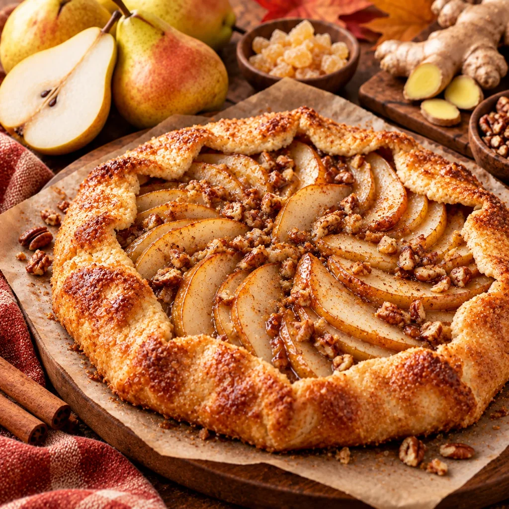 Pear and Ginger Galette