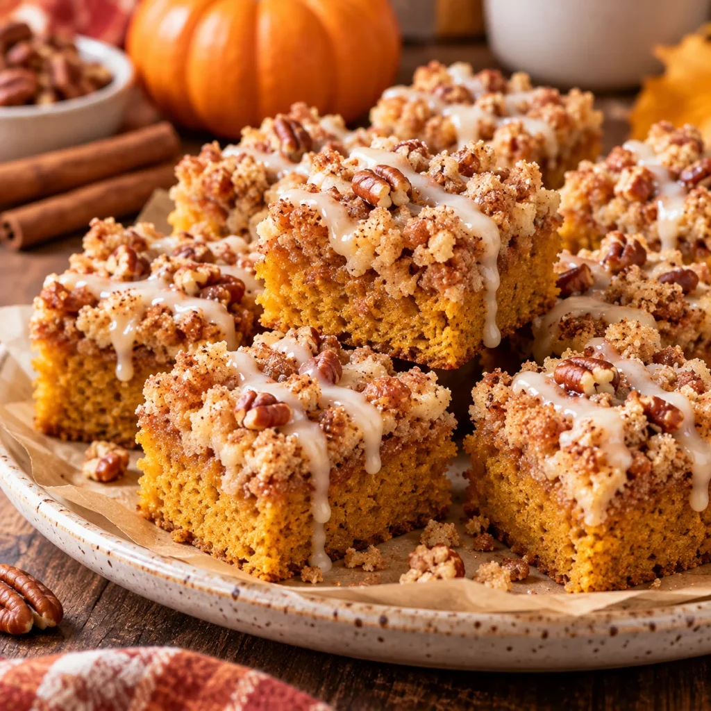 Pumpkin Crumb Cake Bites