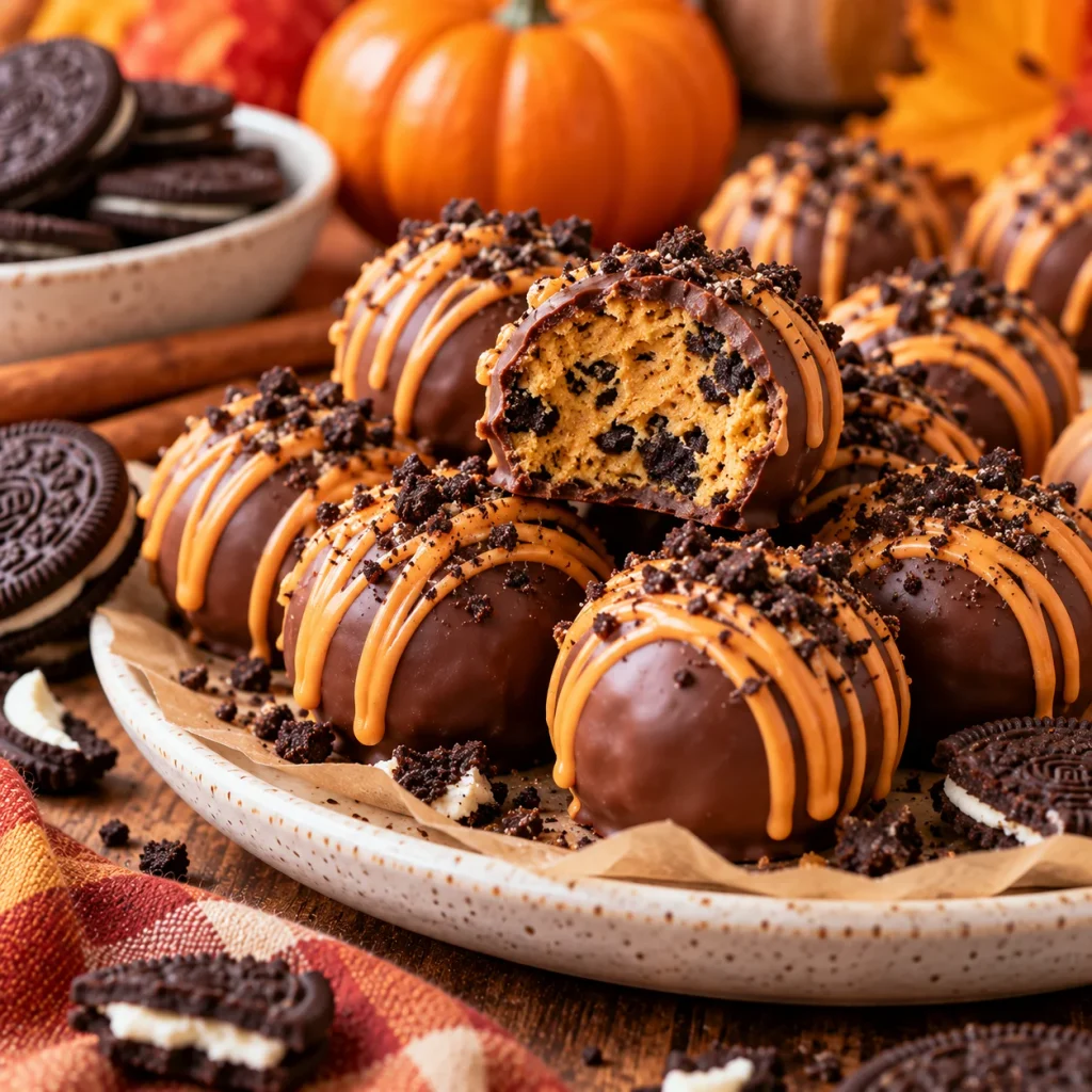 Pumpkin Oreo Balls