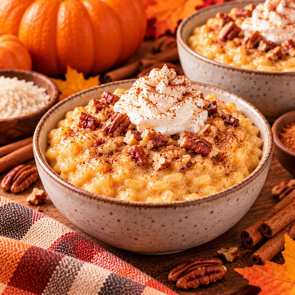 Pumpkin Rice Pudding