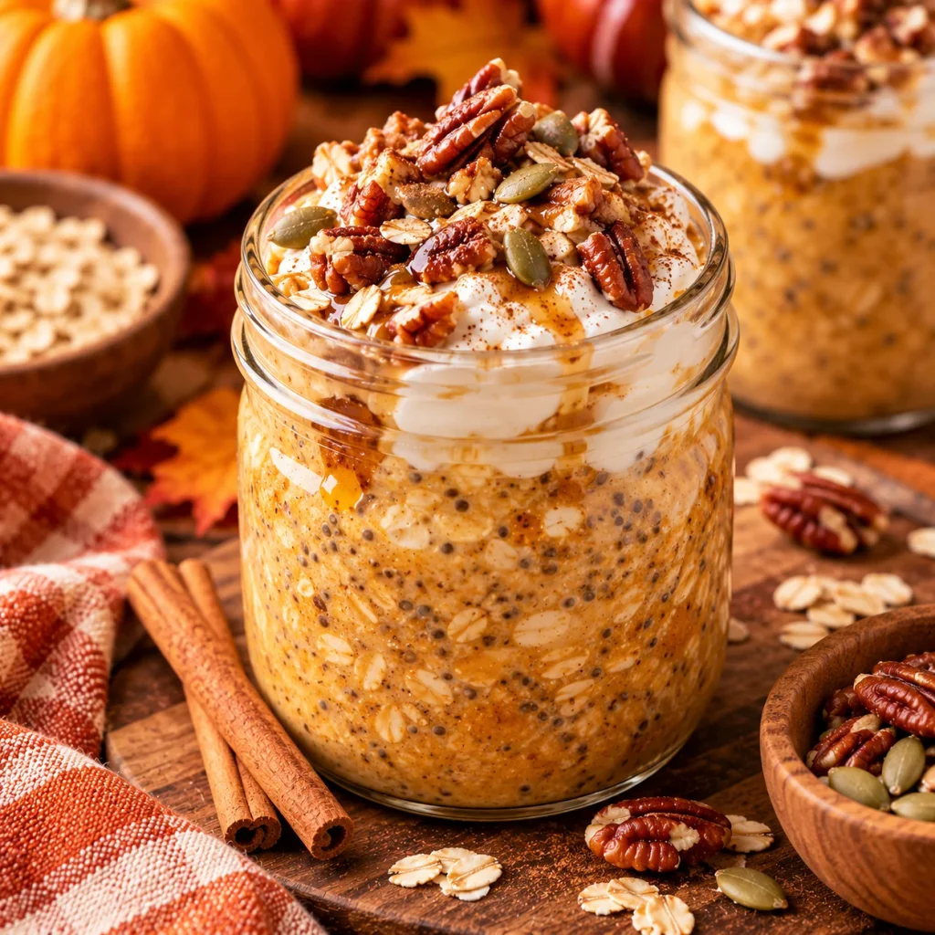 Pumpkin Spice Overnight Oats