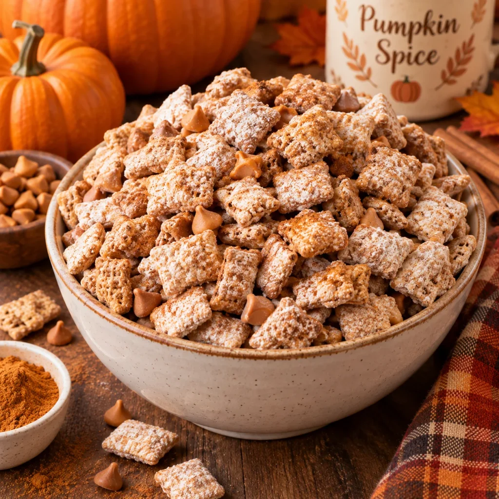 Pumpkin Spice Puppy Chow