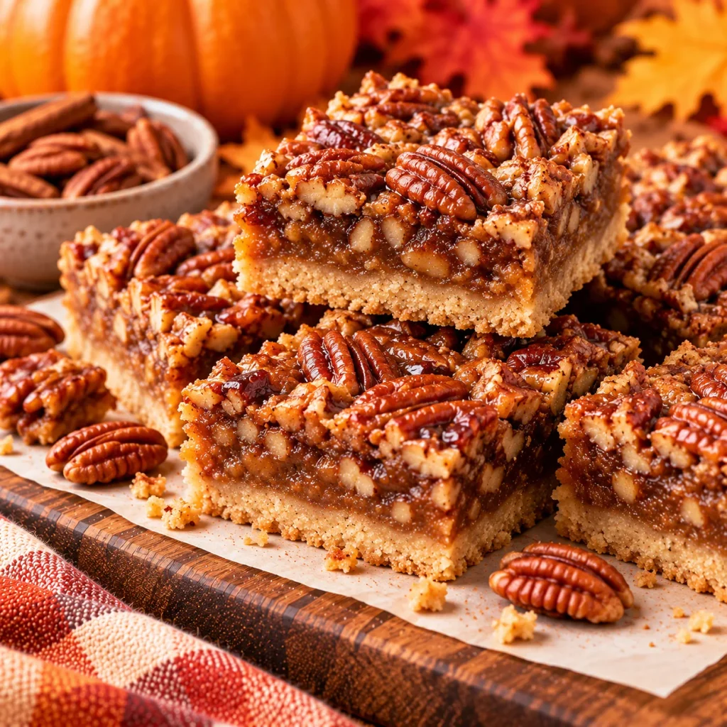 Vegan Pecan Pie Bars