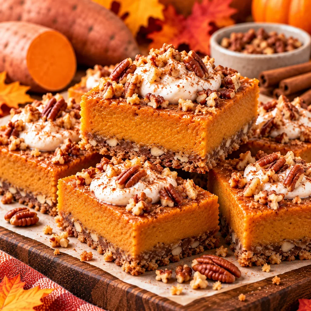 Vegan Sweet Potato Pie Bars