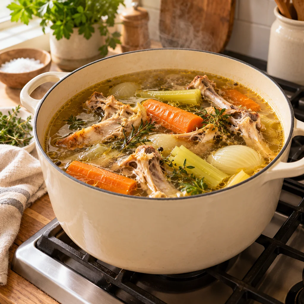 How to Make Chicken Bone Broth