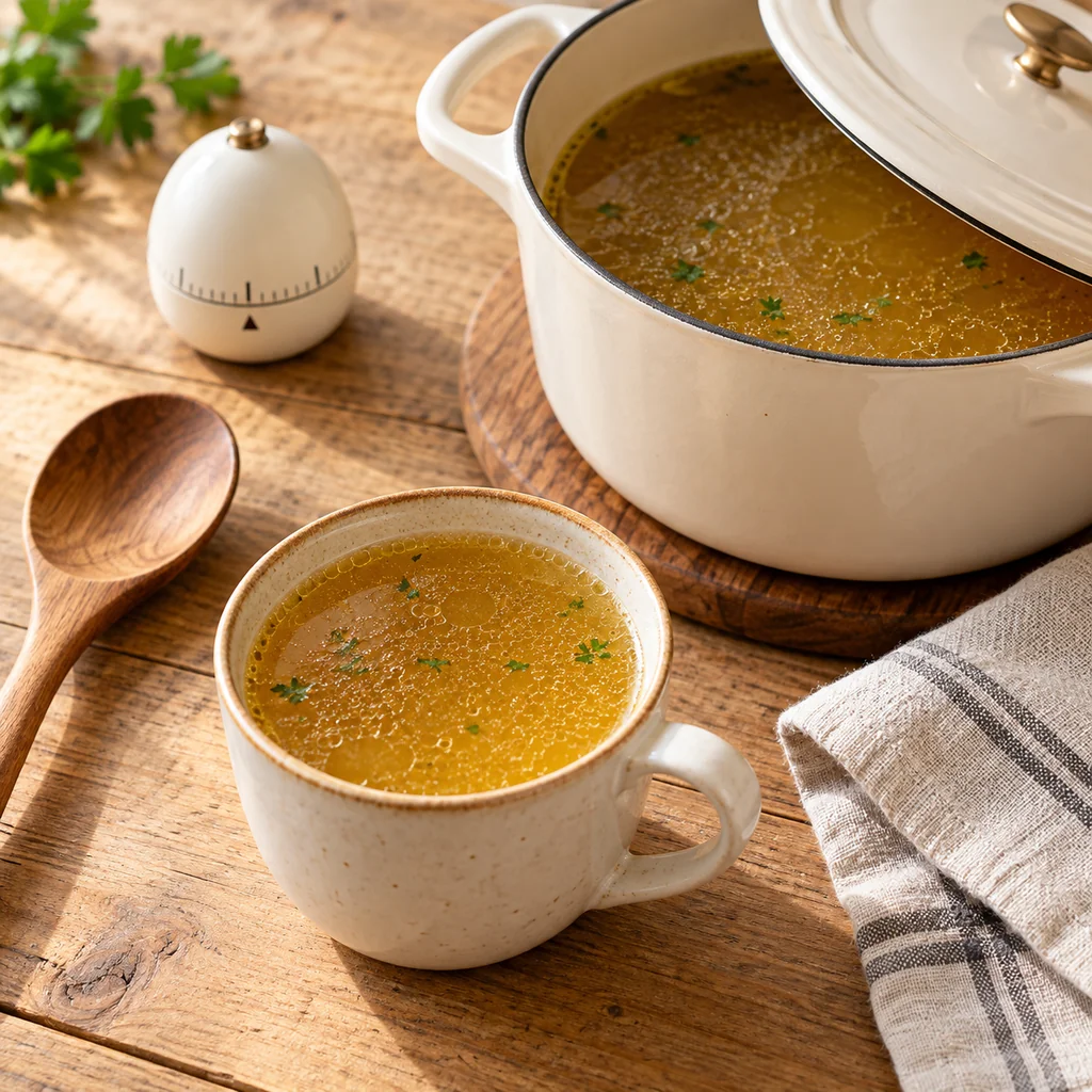 Chicken Bone Broth Recipe at a Glance